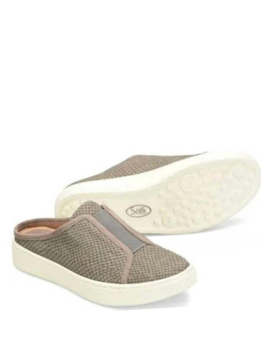 Sofft Beekon snake-embossed sneaker mules Slip-On Comfort Slide Shoes Grey 11
